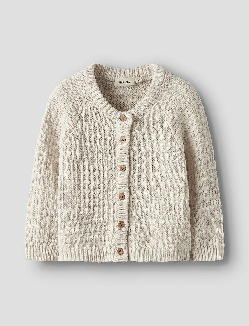 Lil'Atelier - NMFBELLA LS KNIT CARD LIL - cardigans - novelle peach - 0