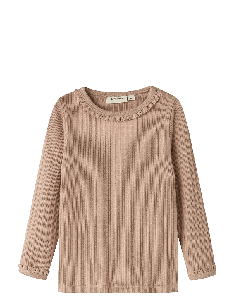 Lil'Atelier - NMFBABETTE LS SLIM TOP LIL - langärmelig - roebuck - 1
