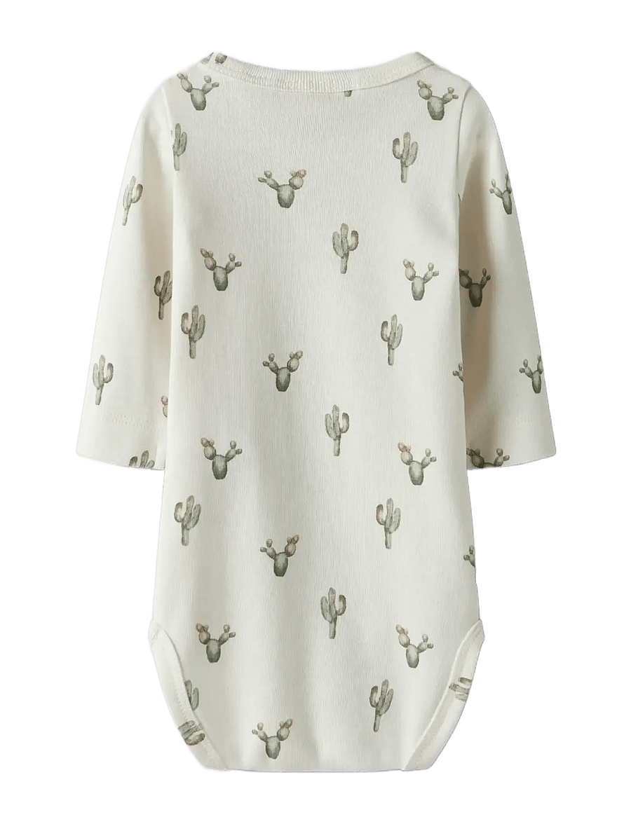 Lil'Atelier - NBMLAYO SEV LS SLIM BODY LIL - langærmede bodyer - coconut milk - 2