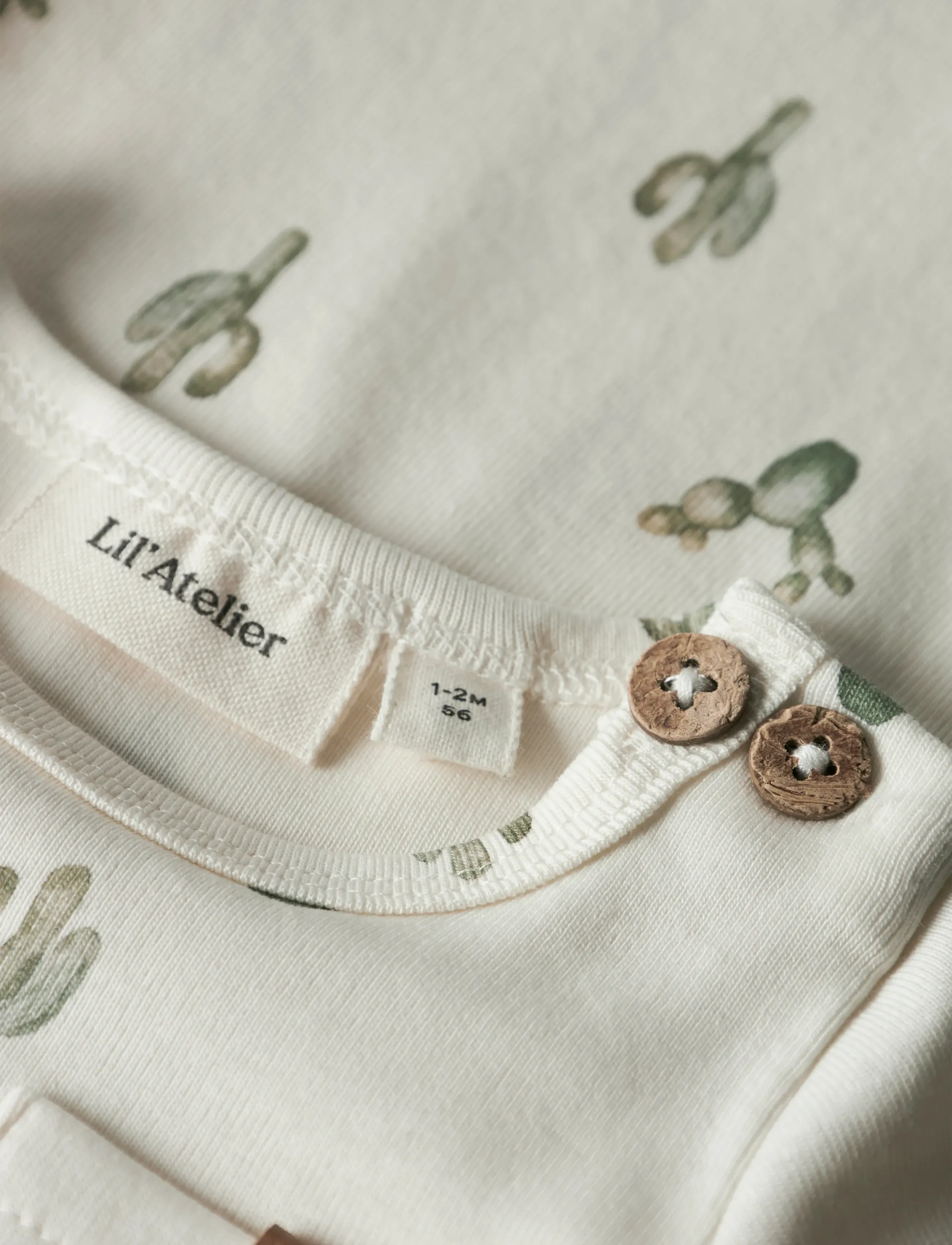 Lil'Atelier - NBMLAYO SEV LS SLIM BODY LIL - langærmede bodyer - coconut milk - 3
