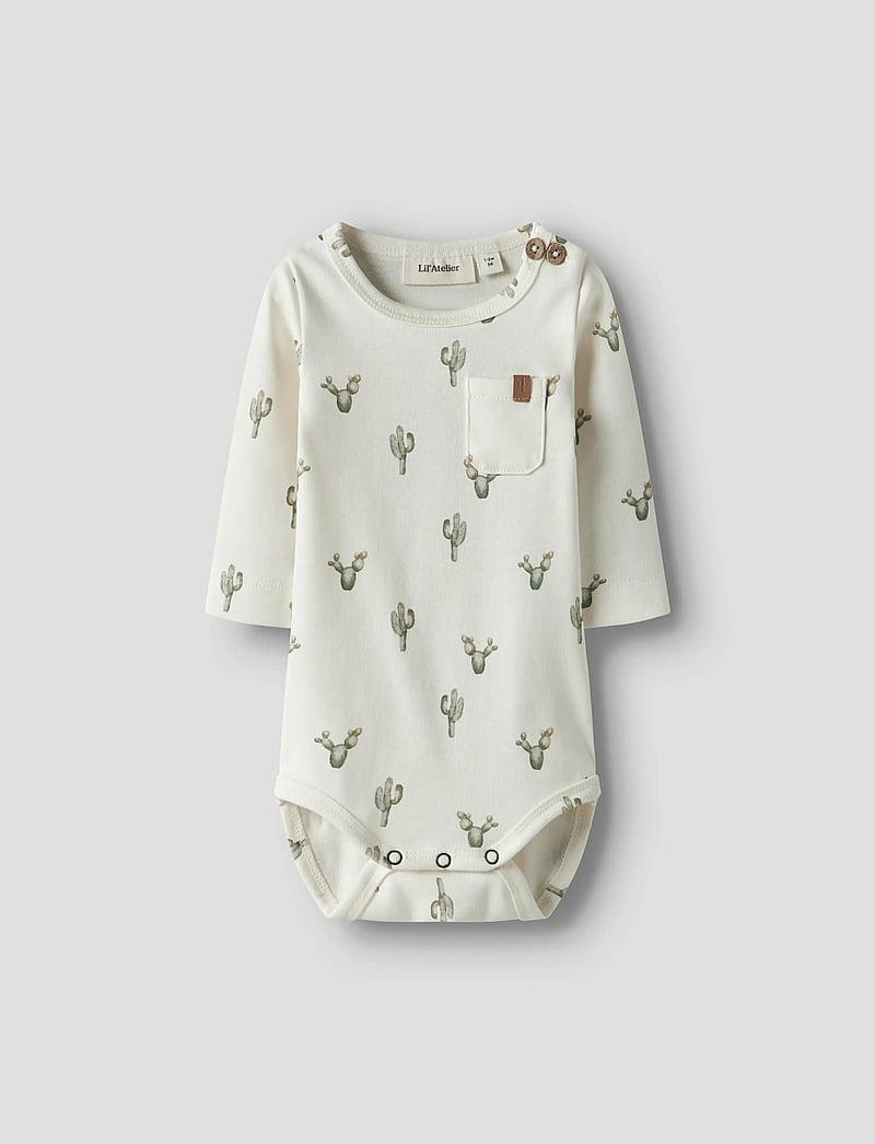 Lil'Atelier - NBMLAYO SEV LS SLIM BODY LIL - langärmelige bodys - coconut milk - 4