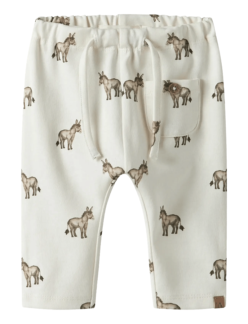 Lil'Atelier - NBMLAYO SAK LOOSE PANT LIL - sweatpants - coconut milk - 0