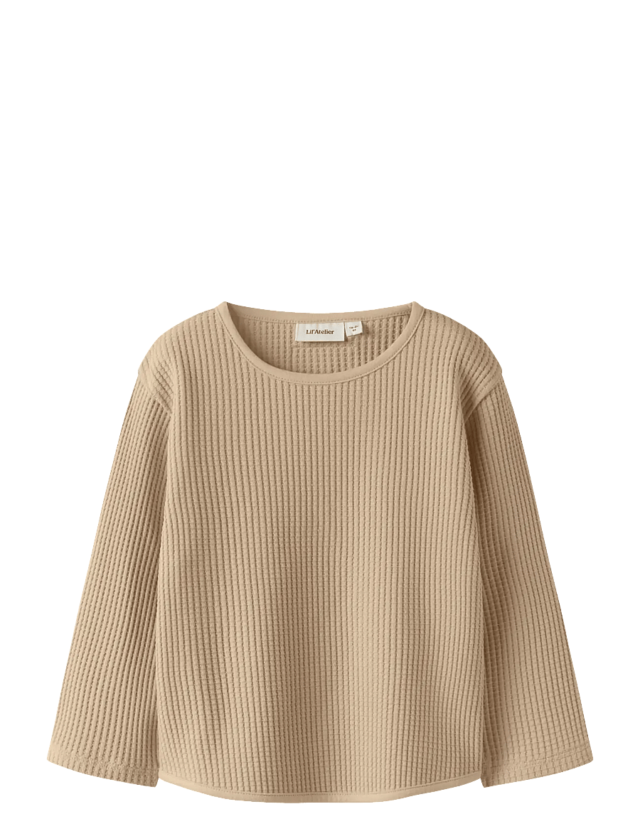 Lil'Atelier - NMMTANKO LS LOOSE SWEAT LIL - sweatshirts - irish cream - 0
