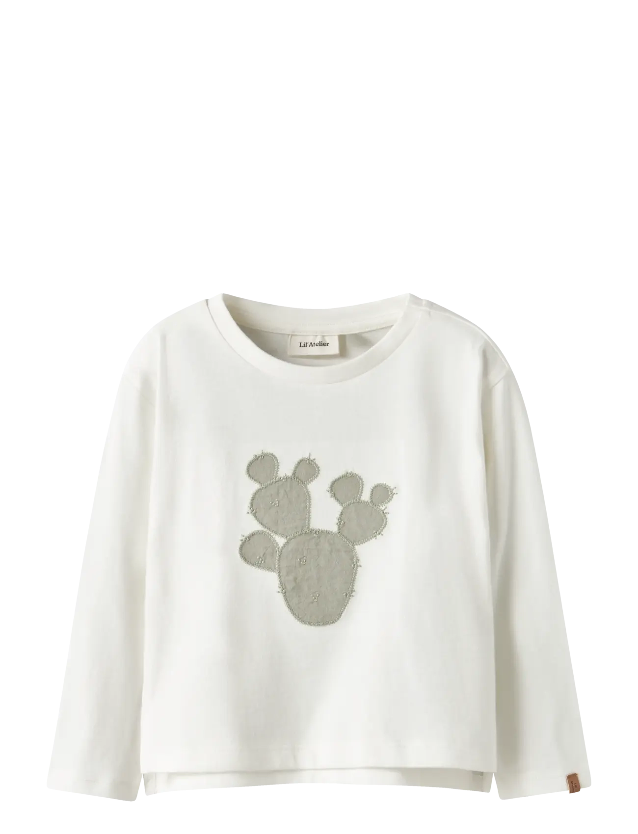 Lil'Atelier - NMMHALI LS LOOSE TOP LIL - pikkade varrukatega t-särgid - coconut milk - 0