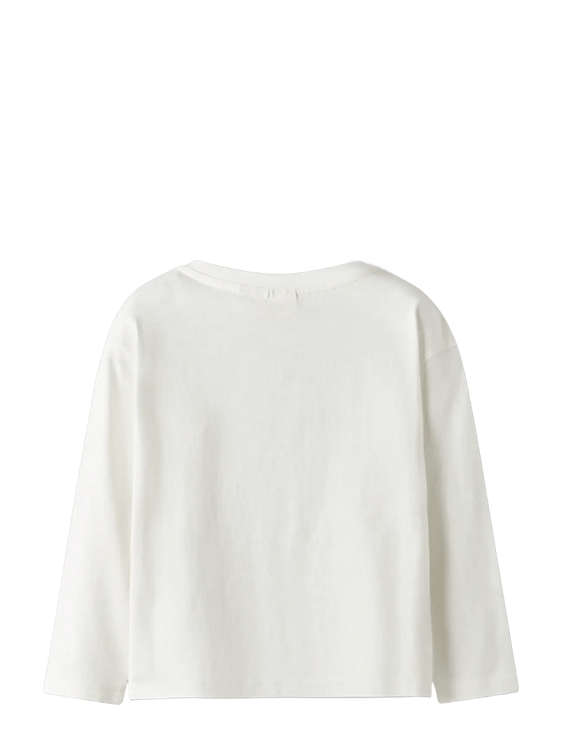 Lil'Atelier - NMMHALI LS LOOSE TOP LIL - langærmede t-shirts - coconut milk - 1