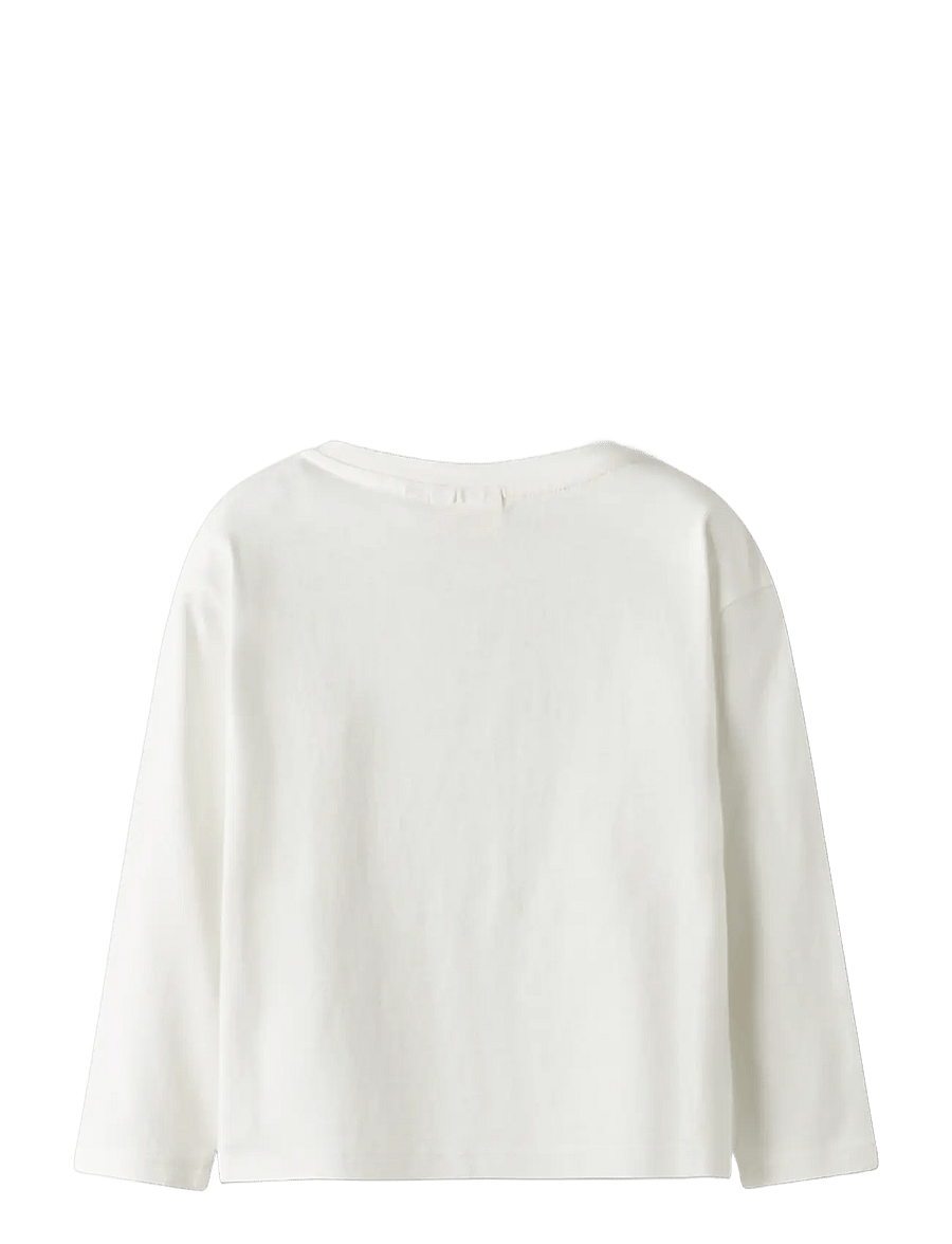 Lil'Atelier - NMMHALI LS LOOSE TOP LIL - pikkade varrukatega t-särgid - coconut milk - 1