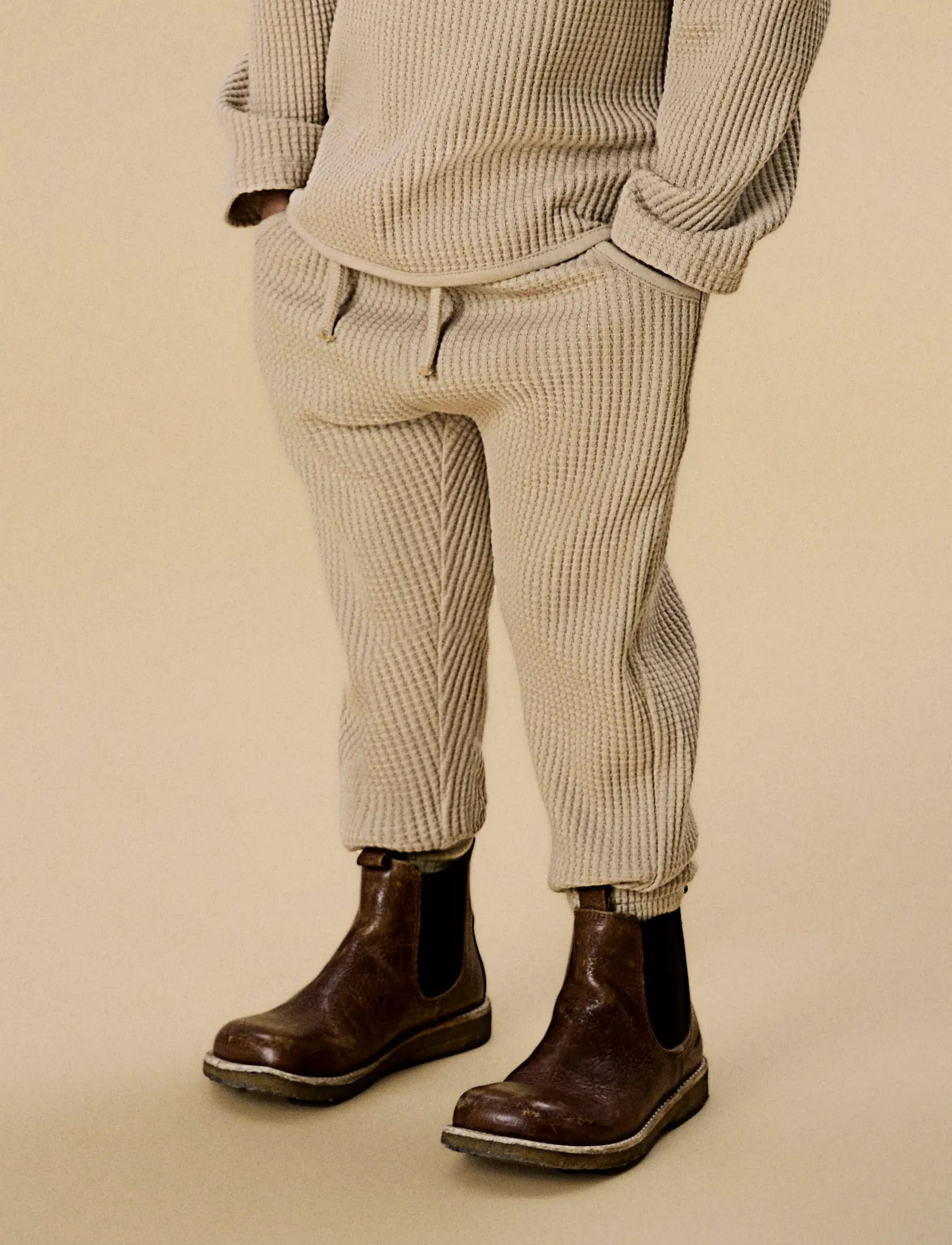 Lil'Atelier - NMMTANKO SWEAT PANT LIL - sweatpants - irish cream - 4