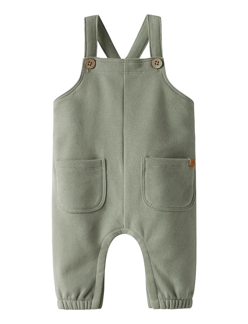 Lil'Atelier - NBMILONDON LOOSE SWEAT OVERALL BRU LIL - henkselihousut - seagrass - 1