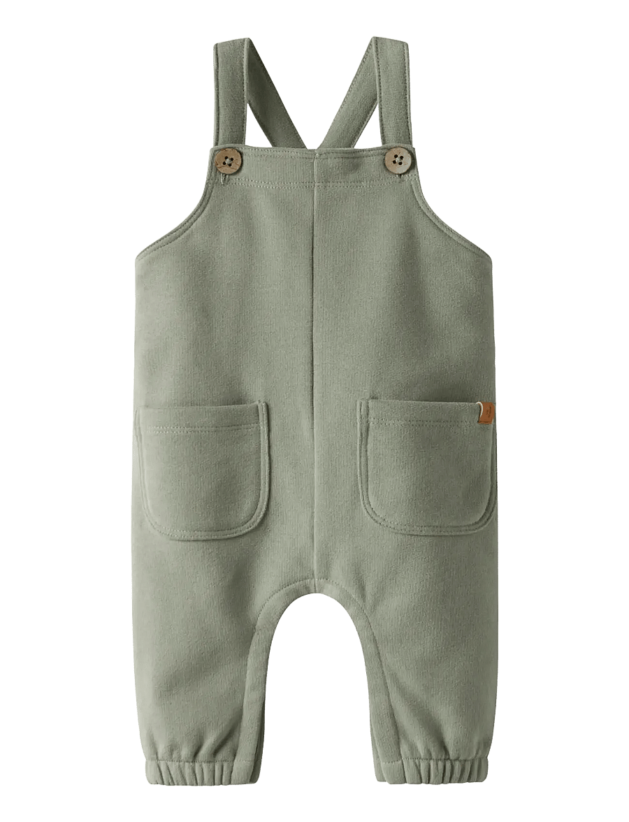 Lil'Atelier - NBMILONDON LOOSE SWEAT OVERALL BRU LIL - seagrass - 1