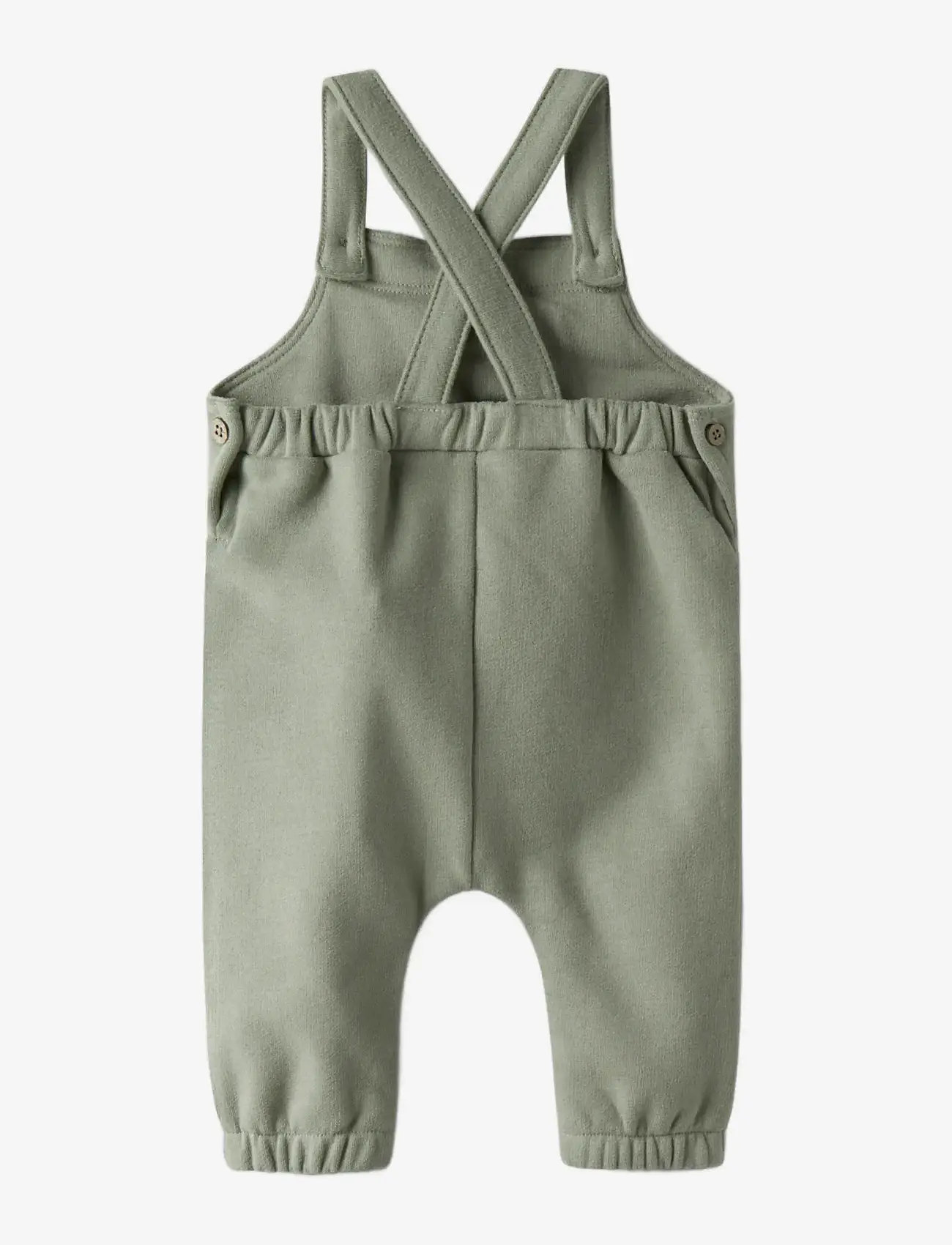 Lil'Atelier - NBMILONDON LOOSE SWEAT OVERALL BRU LIL - henkselihousut - seagrass - 2