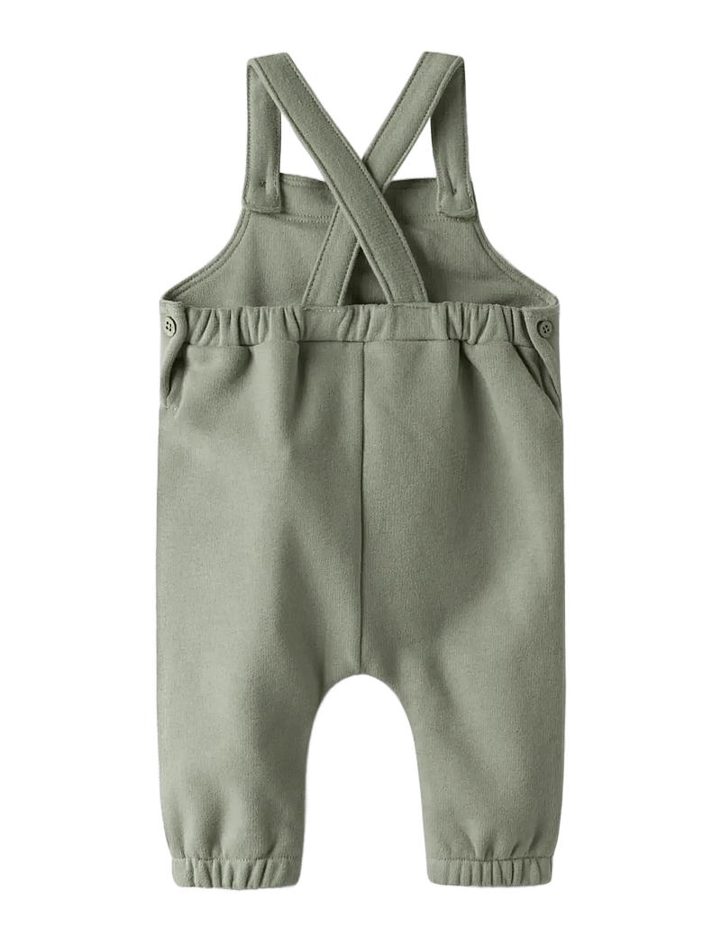 Lil'Atelier - NBMILONDON LOOSE SWEAT OVERALL BRU LIL - henkselihousut - seagrass - 2