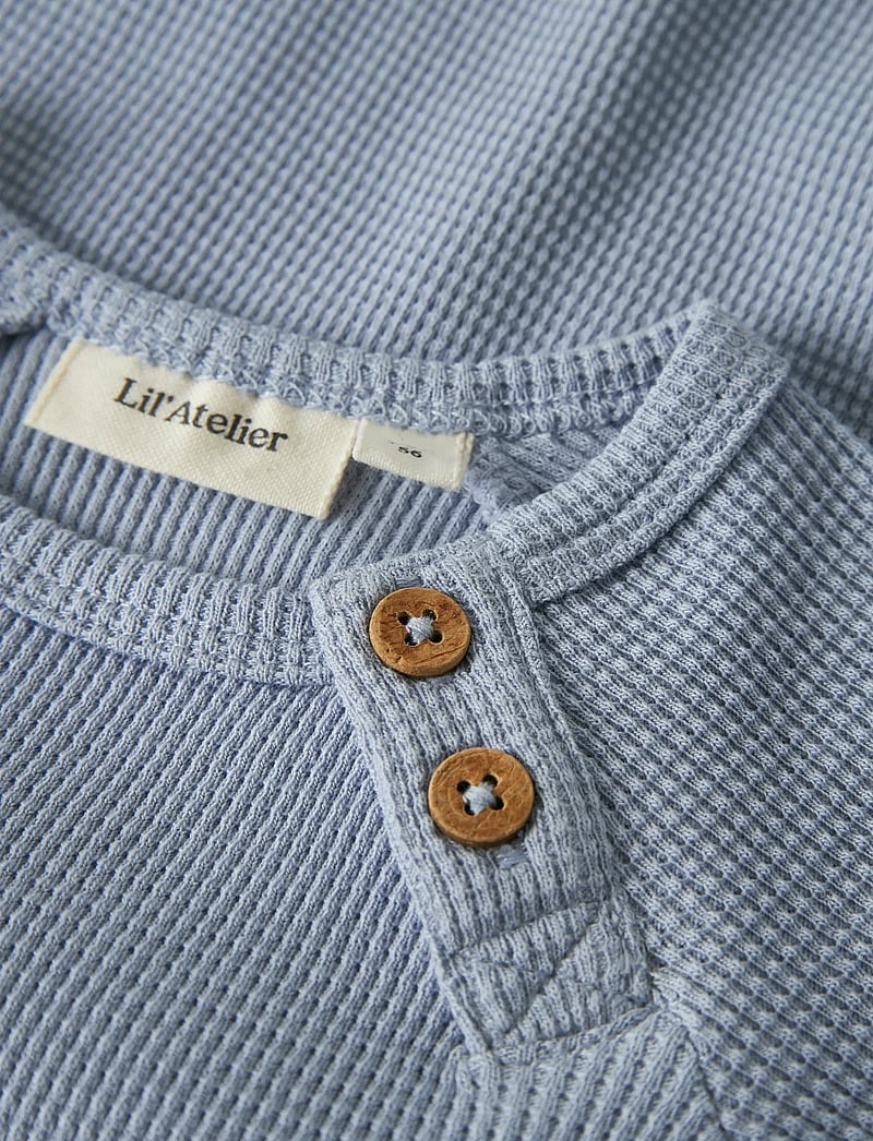 Lil'Atelier - NBMBALTO LS BODY LIL - långärmade bodysuits - zen blue - 3