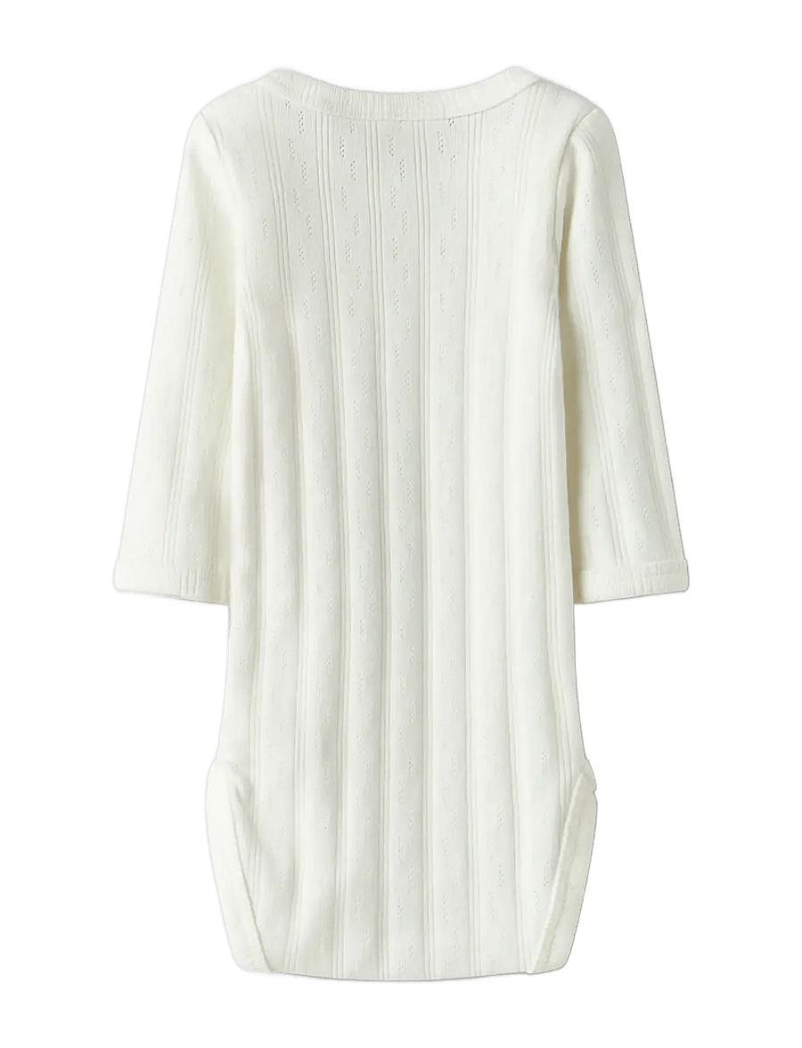 Lil'Atelier - NBNBOB LS SLIM BODY LIL - langærmede bodyer - coconut milk - 2
