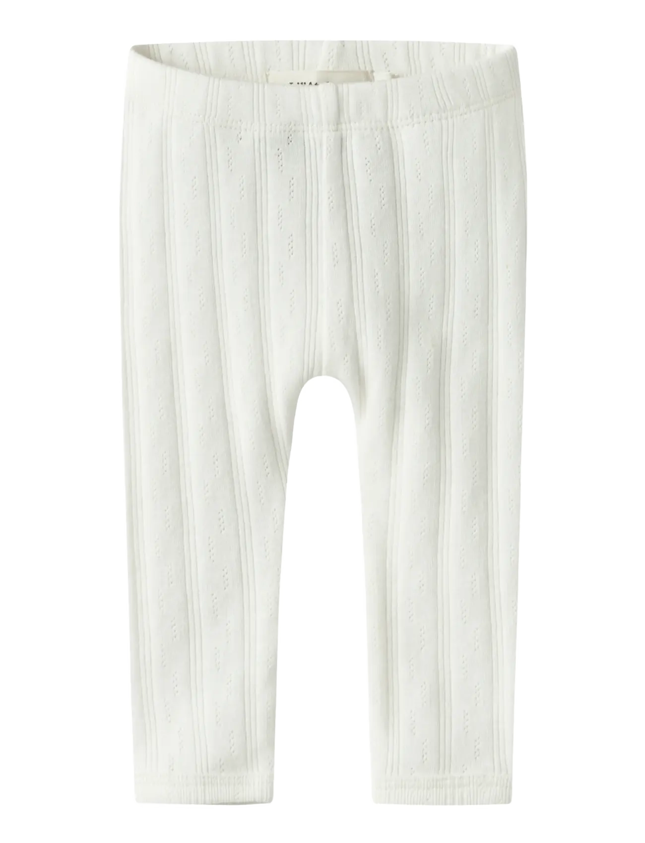Lil'Atelier NBNBOB SLIM LEGGINGS LIL - Kleidung - COCONUT MILK / white