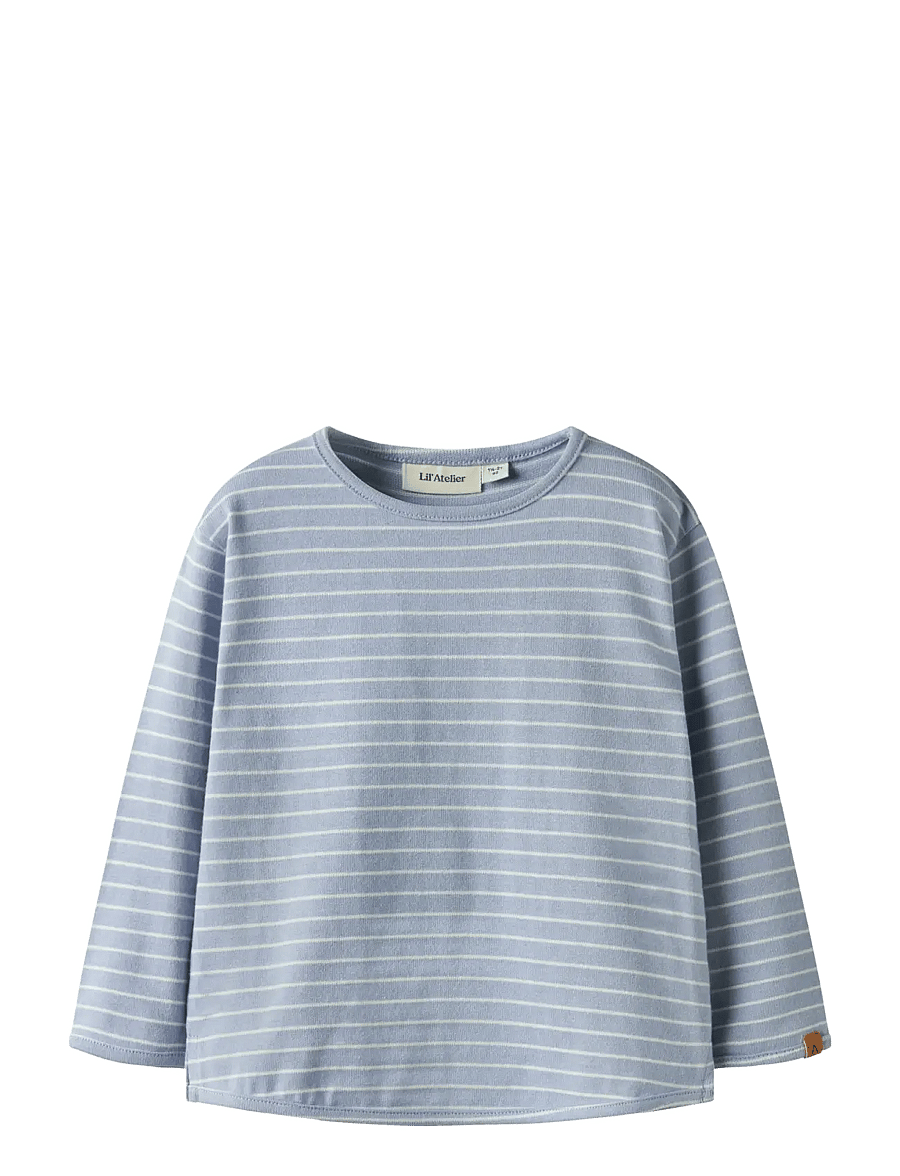 Lil'Atelier - NMMBAJA LS LOOSE TOP LIL - zen blue - 1