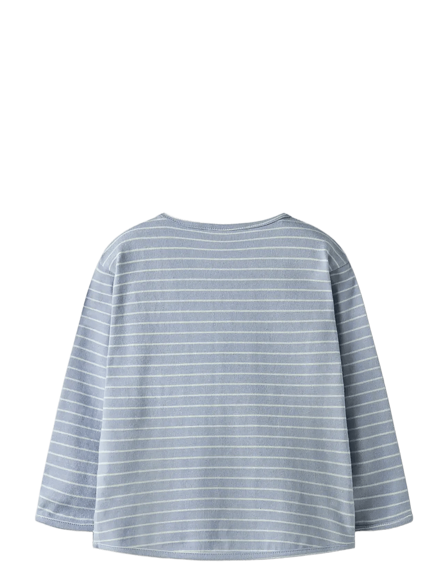 Lil'Atelier - NMMBAJA LS LOOSE TOP LIL - zen blue - 2