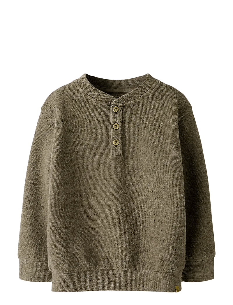 Lil'Atelier - NMMBANJO LS LOOSE SWEAT LIL - sweatshirts - shitake - 1