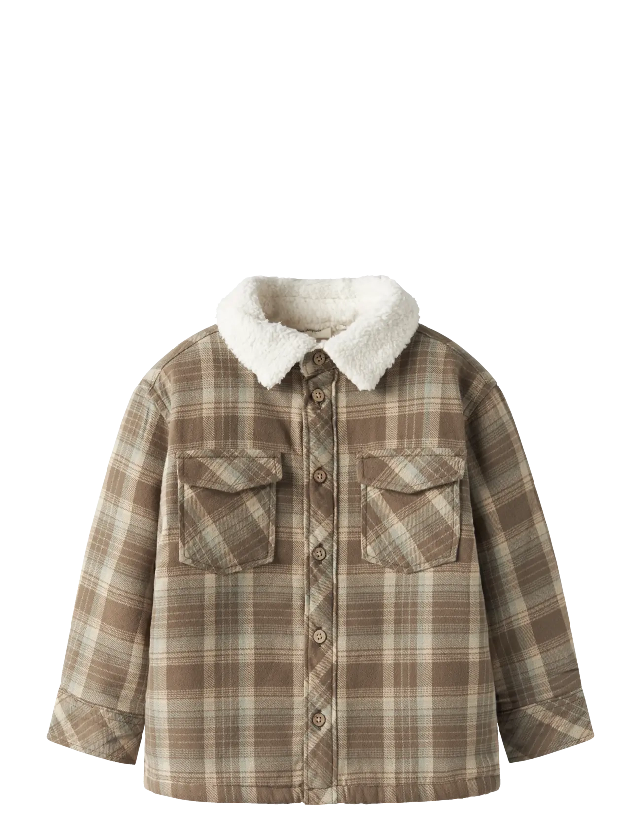 Lil'Atelier - NMMTAVOR LS LOOSE SHIRT LIL - overshirts - shitake - 0