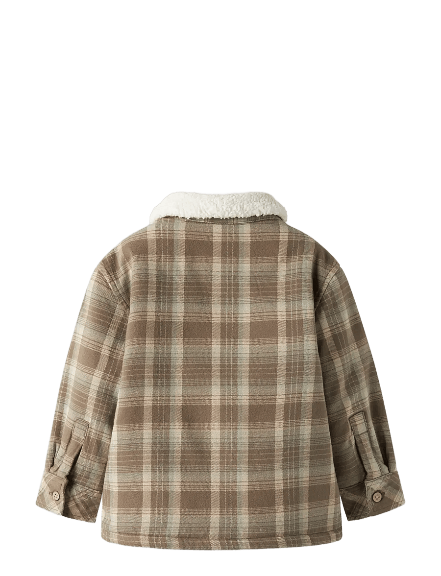 Lil'Atelier - NMMTAVOR LS LOOSE SHIRT LIL - overshirts - shitake - 1
