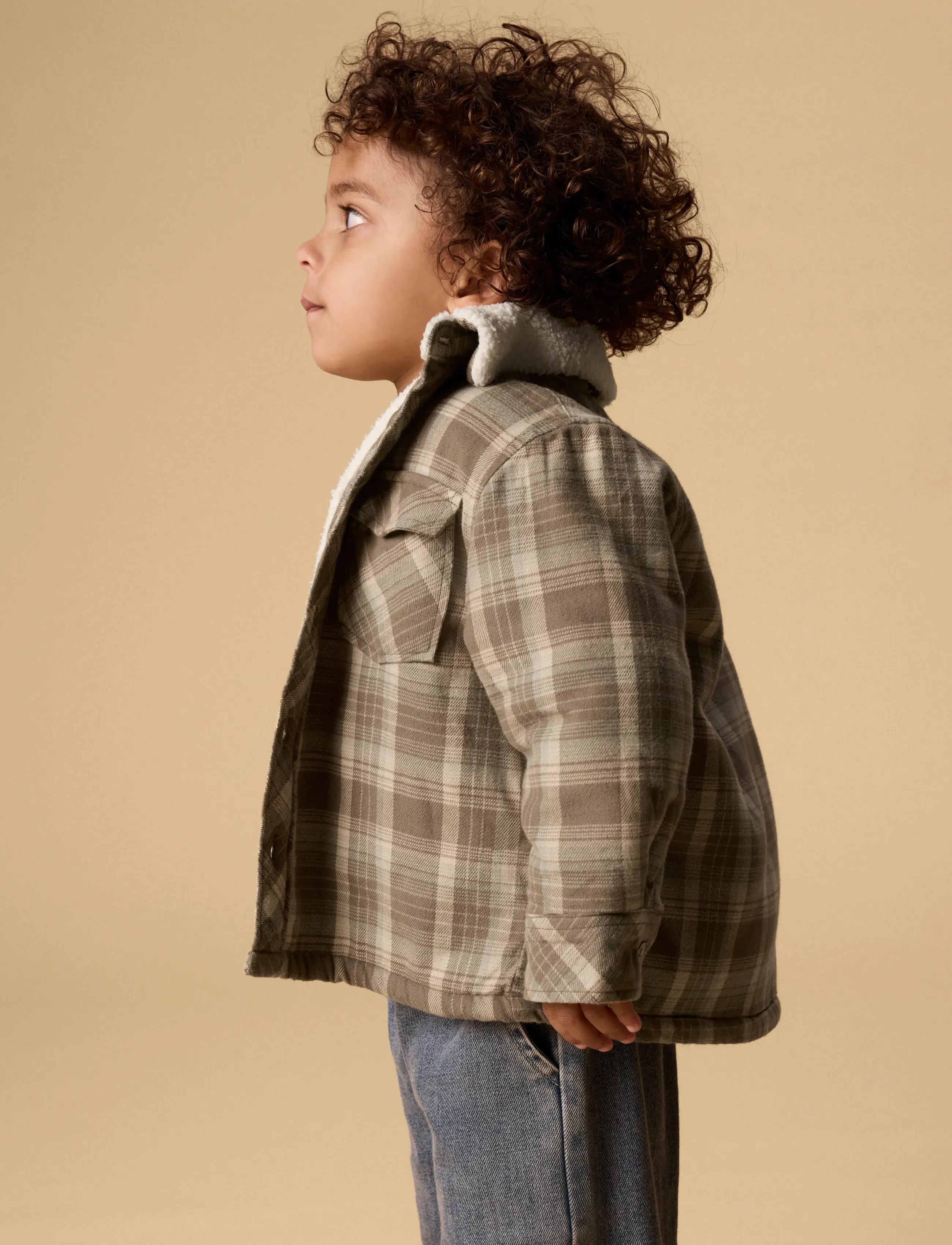 Lil'Atelier - NMMTAVOR LS LOOSE SHIRT LIL - overshirts - shitake - 3