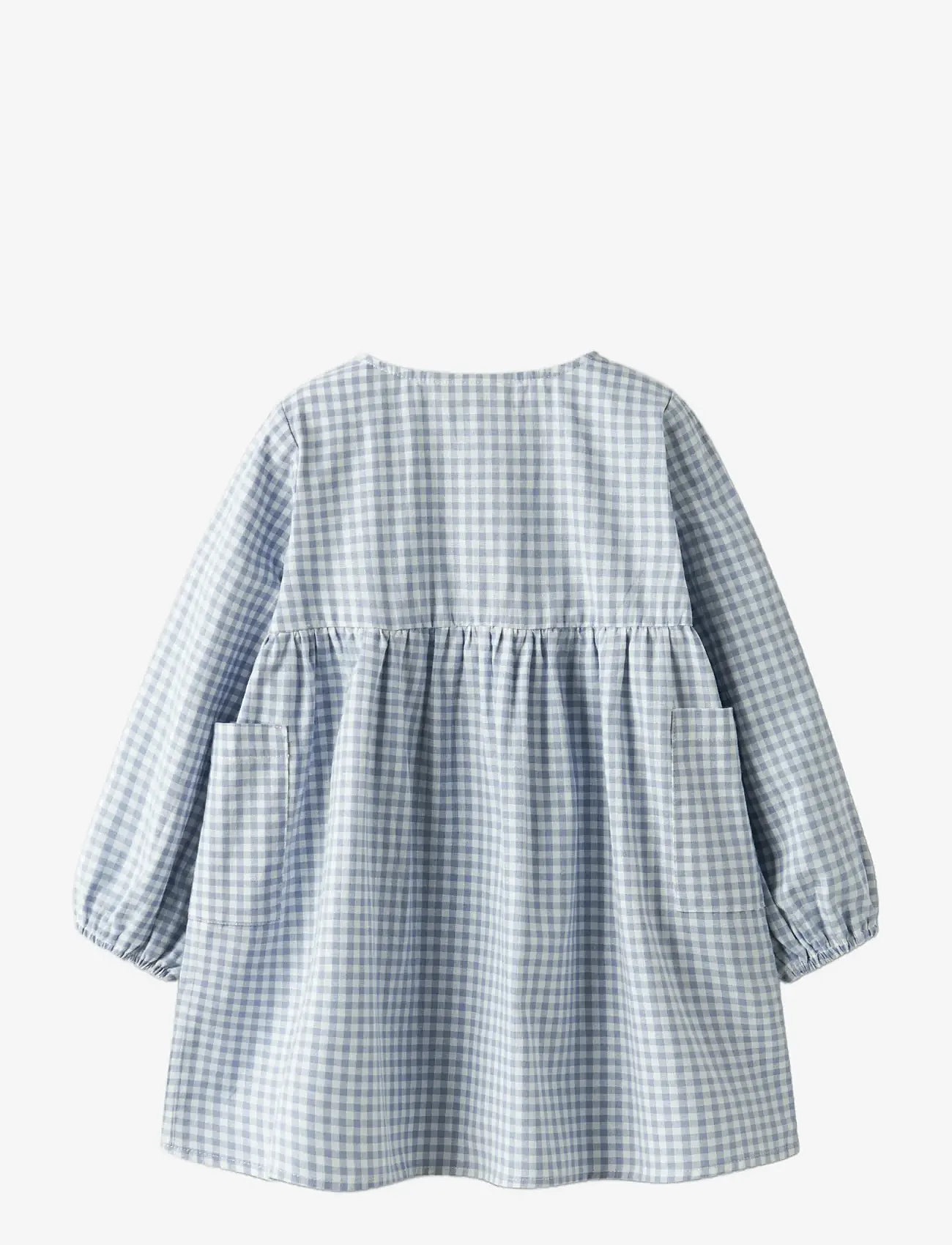 Lil'Atelier - NMFTALLULA LS LOOSE DRESS LIL - langärmelige freizeitkleider - zen blue - 1