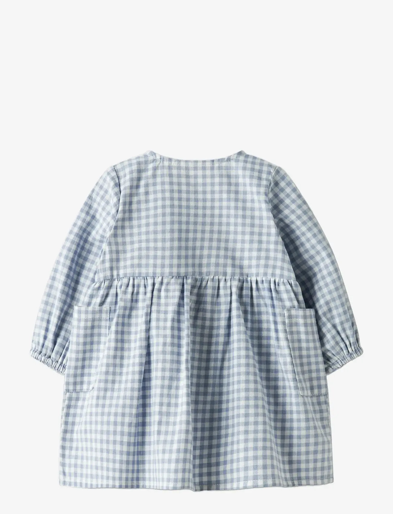 Lil'Atelier - NBFTALLULA LS LOOSE BODY DRESS LIL - langärmelige babykleider - zen blue - 1