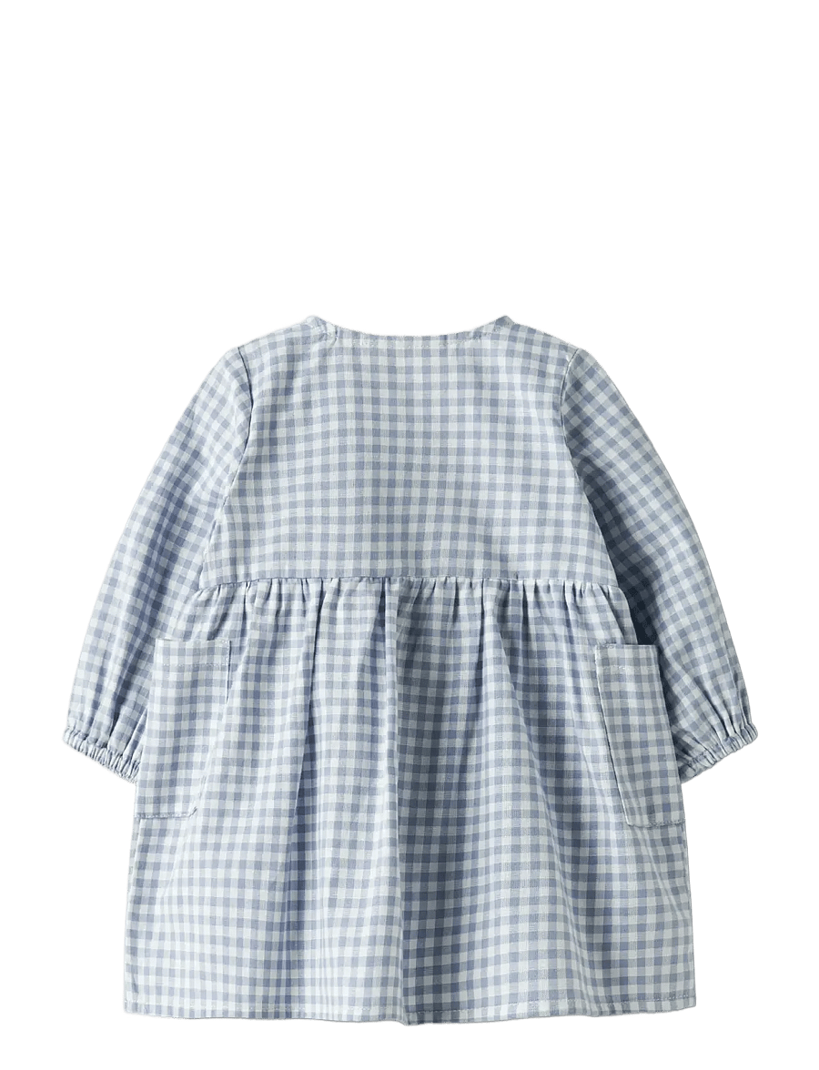 Lil'Atelier - NBFTALLULA LS LOOSE BODY DRESS LIL - robes pour bébés à manches longues - zen blue - 1