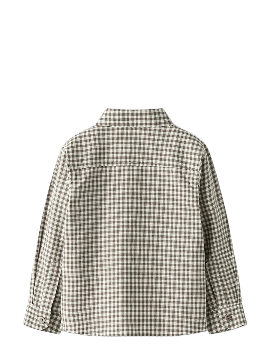 Lil'Atelier - NMMTALLULA LS SHIRT LIL - koszule z długimi rękawami - shitake - 2