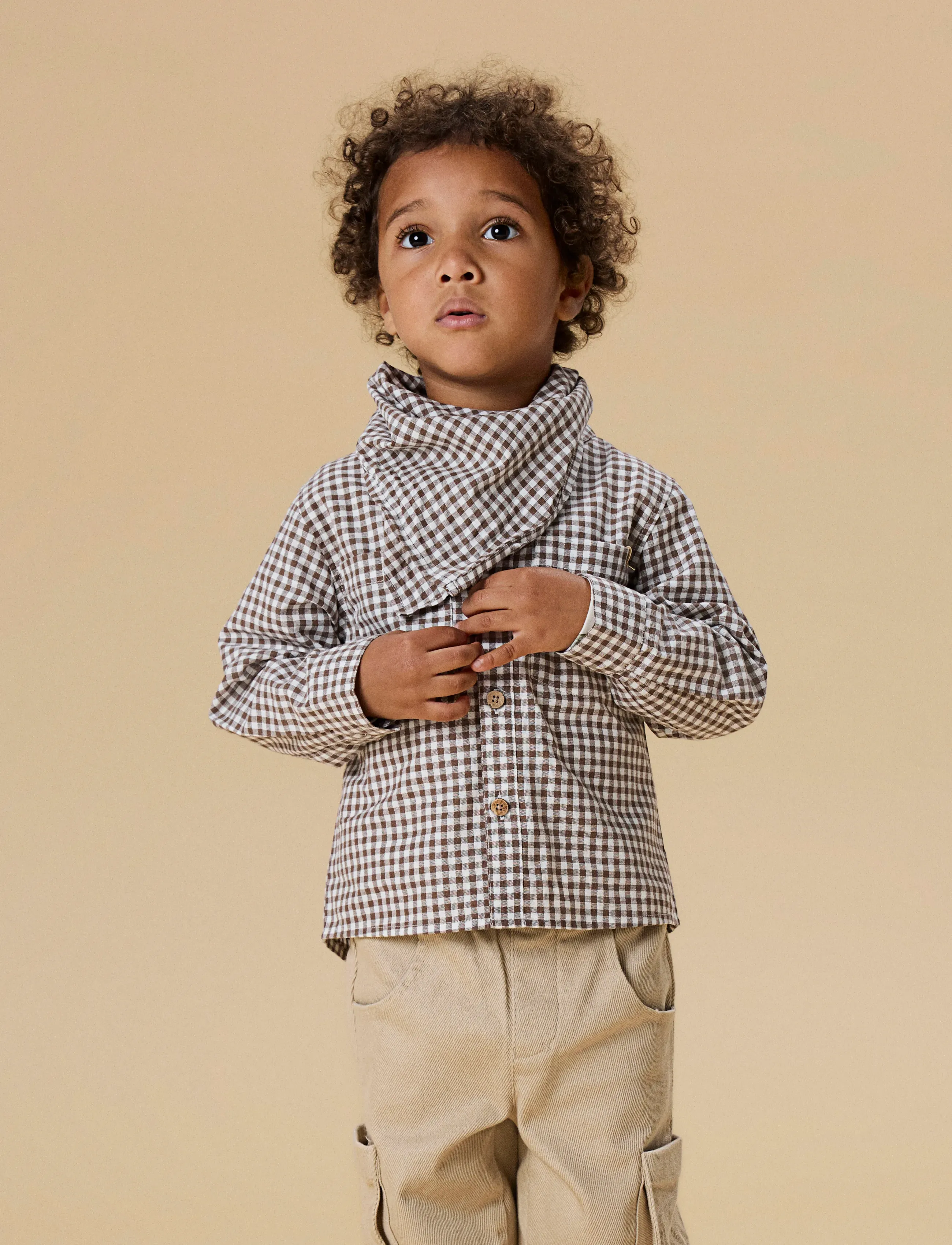 Lil'Atelier - NMMTALLULA LS SHIRT LIL - skjorter - shitake - 3