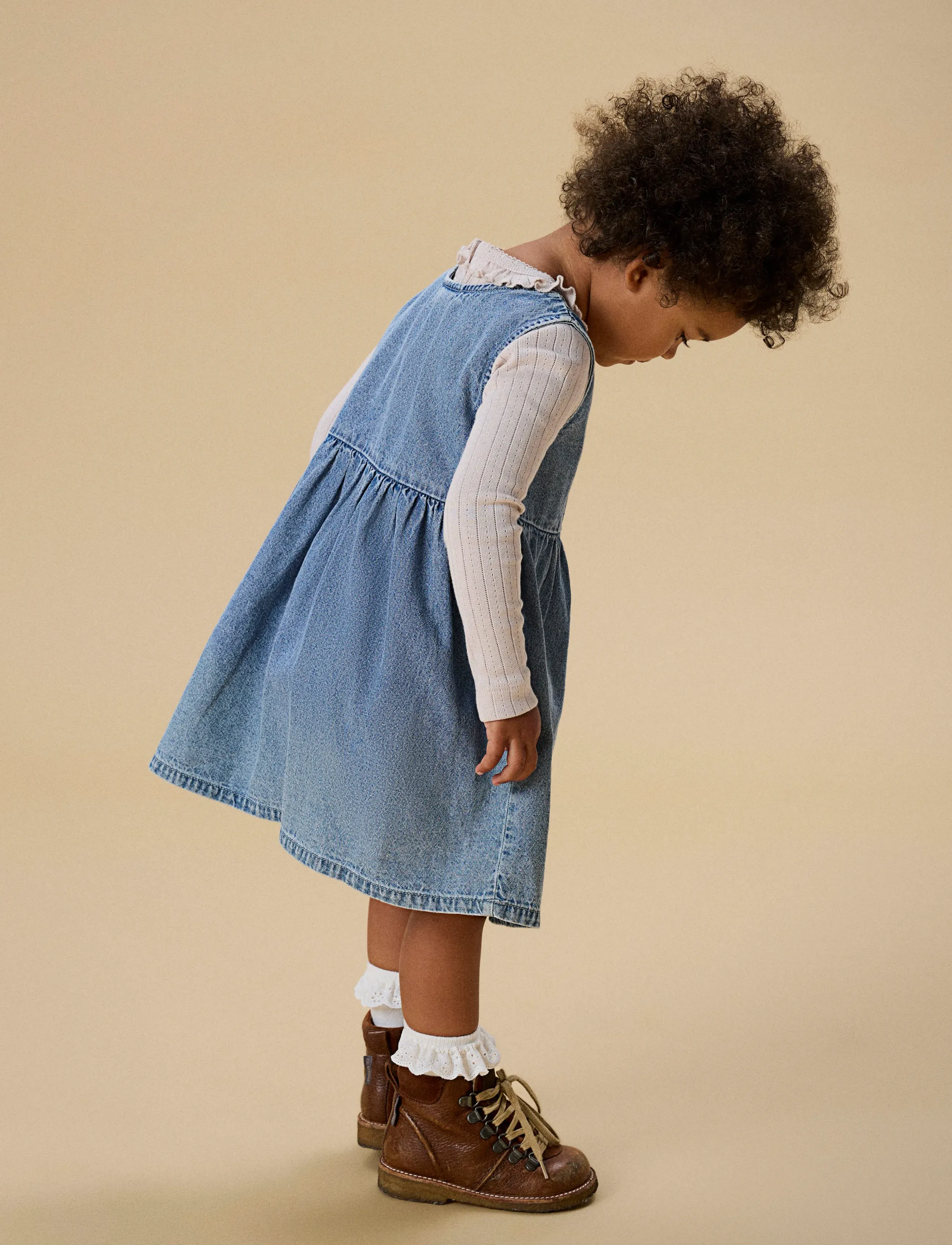 Lil'Atelier - NMFTAYA SL DNM SPENCER 1166-FD LIL - Ærmeløse hverdagskjoler - medium blue denim - 3