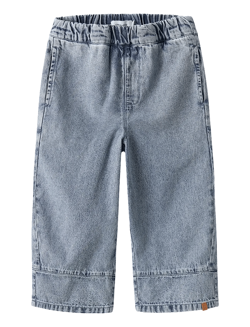 Lil'Atelier - NMFTAYA WIDE JEANS 1166-FD LIL - hosen mit weitem bein - medium blue denim - 0