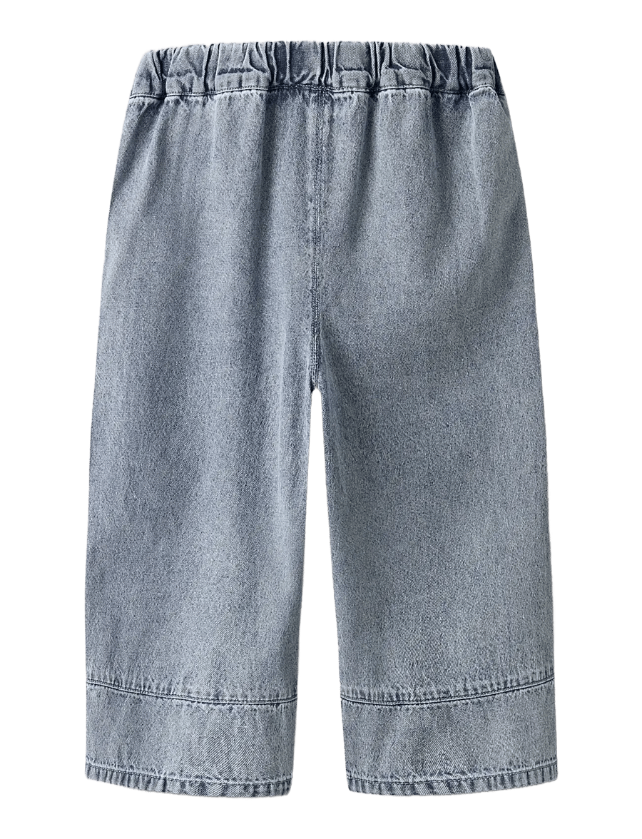 Lil'Atelier - NMFTAYA WIDE JEANS 1166-FD LIL - hosen mit weitem bein - medium blue denim - 1