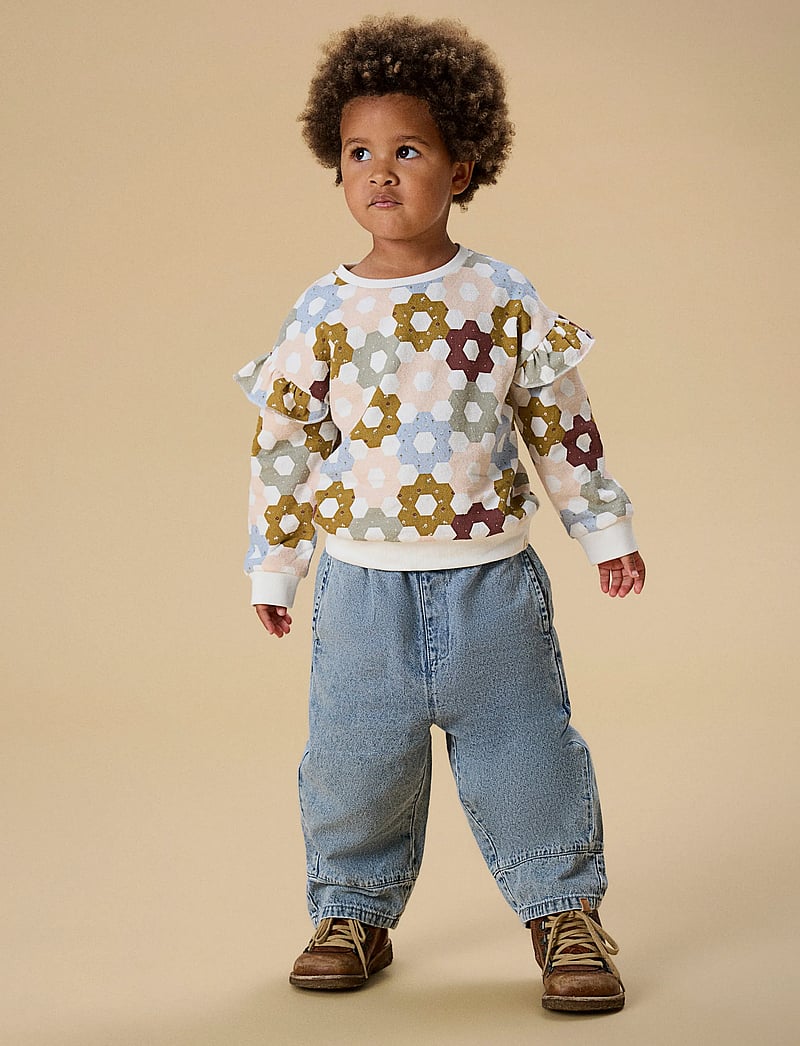 Lil'Atelier - NMFTAYA WIDE JEANS 1166-FD LIL - hosen mit weitem bein - medium blue denim - 4