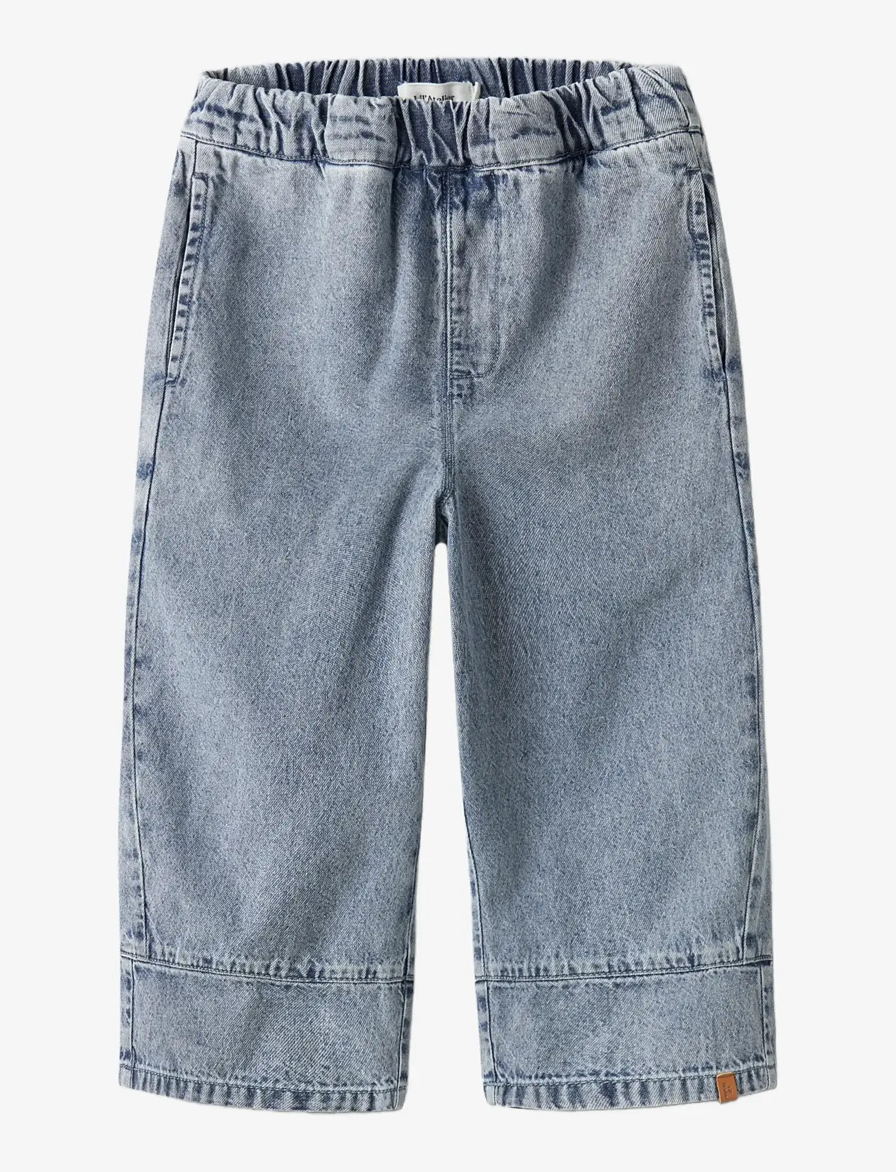 Lil'Atelier - NMFTAYA WIDE JEANS 1166-FD LIL - hosen mit weitem bein - medium blue denim - 2