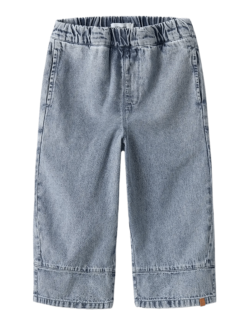Lil'Atelier - NMFTAYA WIDE JEANS 1166-FD LIL - hosen mit weitem bein - medium blue denim - 2