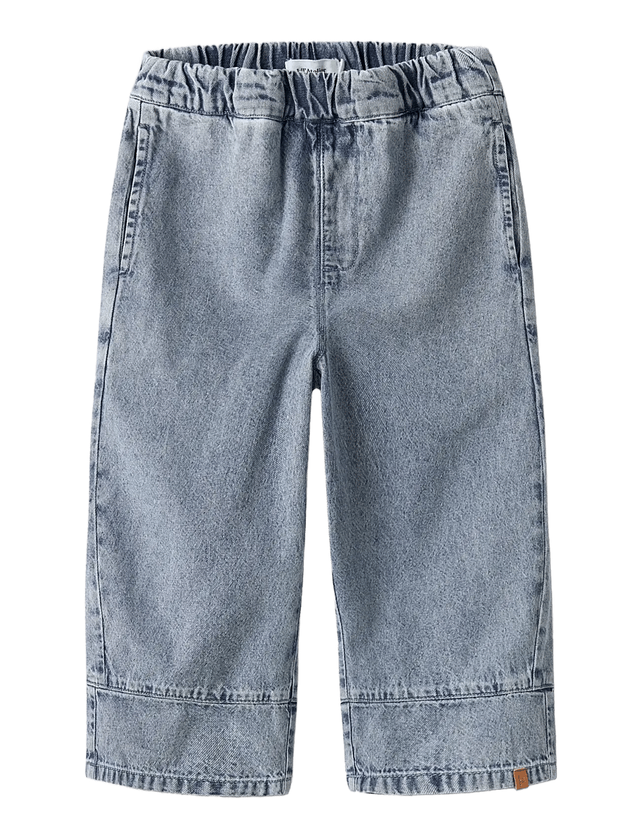 Lil'Atelier - NMFTAYA WIDE JEANS 1166-FD LIL - hosen mit weitem bein - medium blue denim - 2