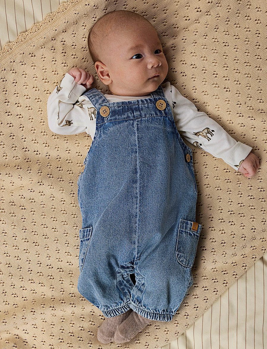 Lil'Atelier - NBNTAYA LOOSE DNM OVERALL 1166-FD LIL - medium blue denim - 0