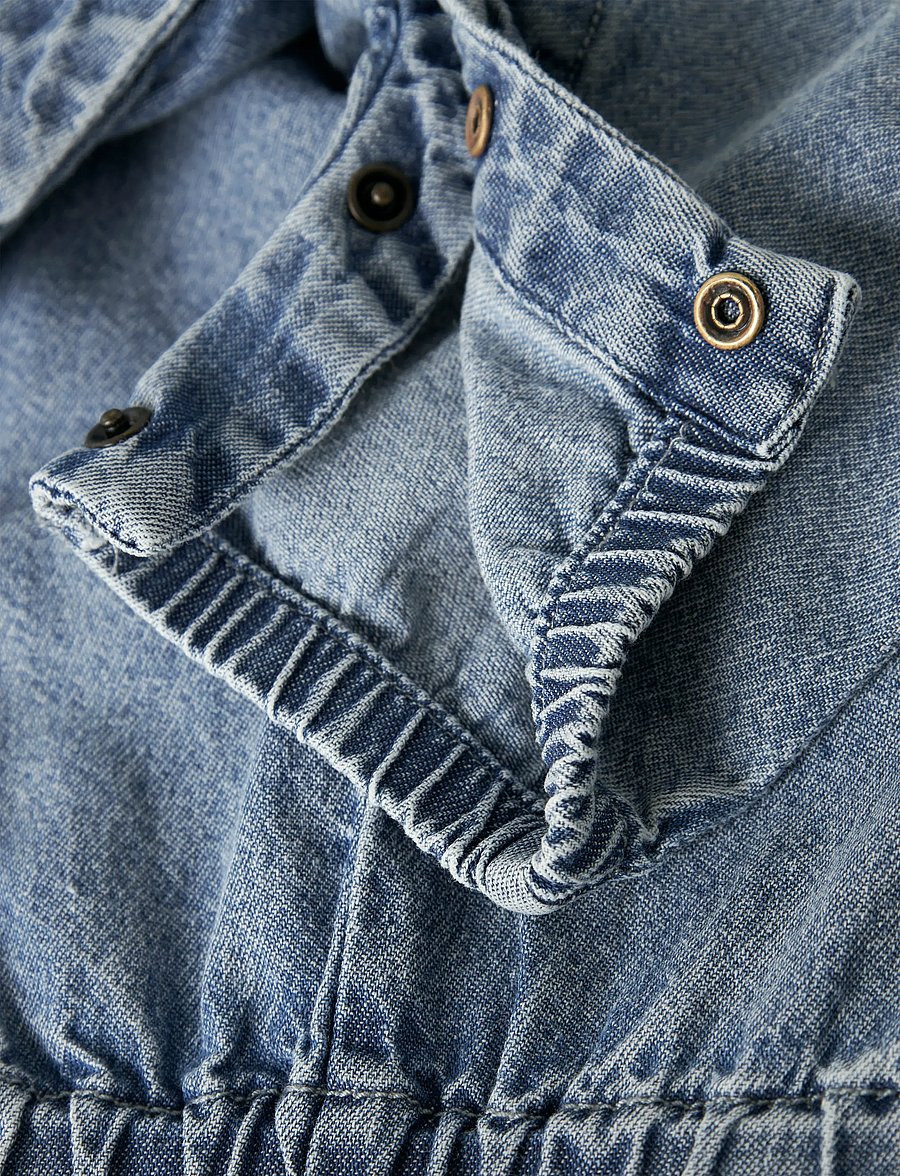 Lil'Atelier - NBNTAYA LOOSE DNM OVERALL 1166-FD LIL - medium blue denim - 3