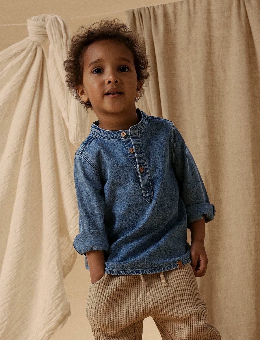 Lil'Atelier - NMMTAYA LS LOOSE DNM SHIRT 1166-FD LIL - chemises à manches longues - medium blue denim - 3
