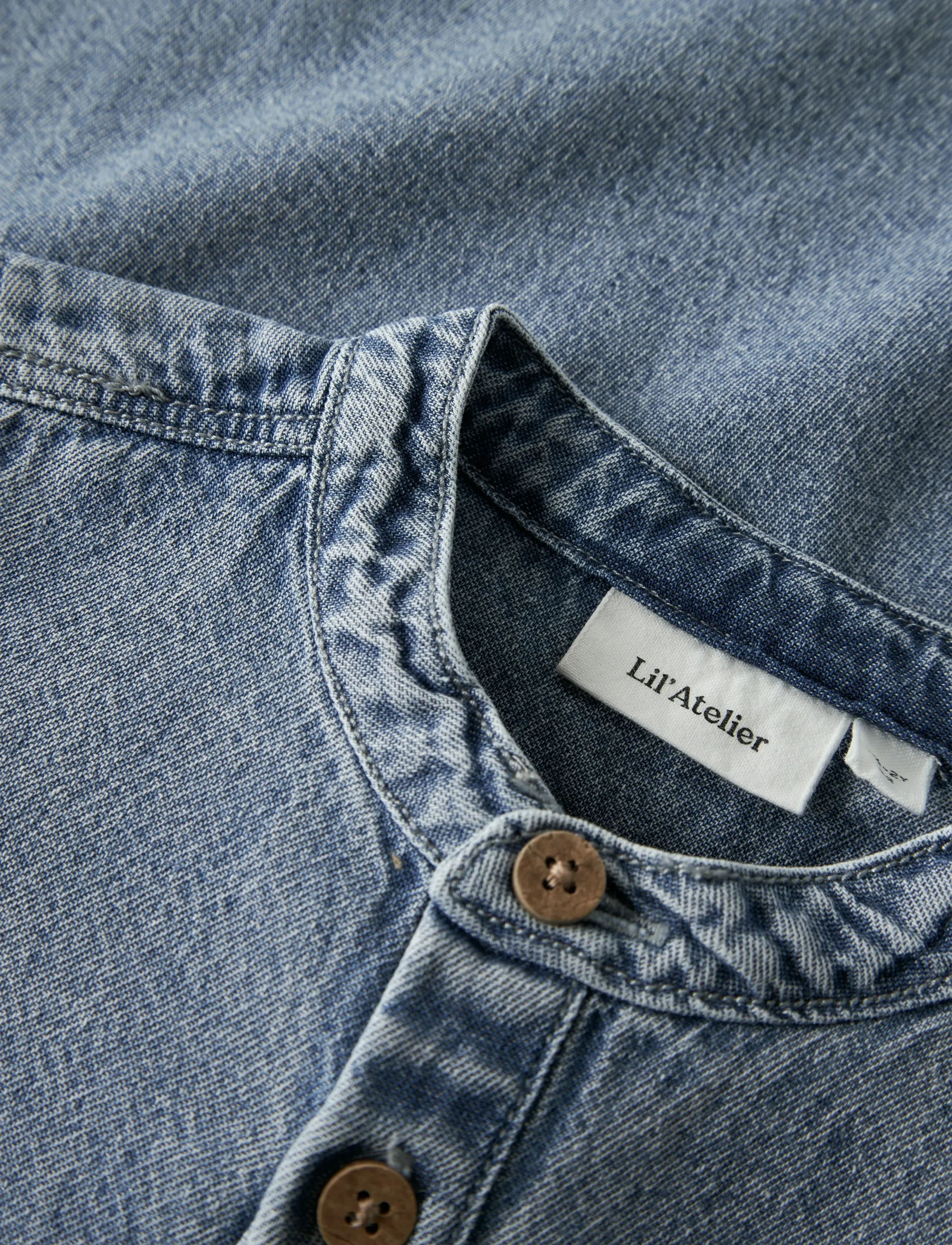 Lil'Atelier - NMMTAYA LS LOOSE DNM SHIRT 1166-FD LIL - chemises à manches longues - medium blue denim - 4