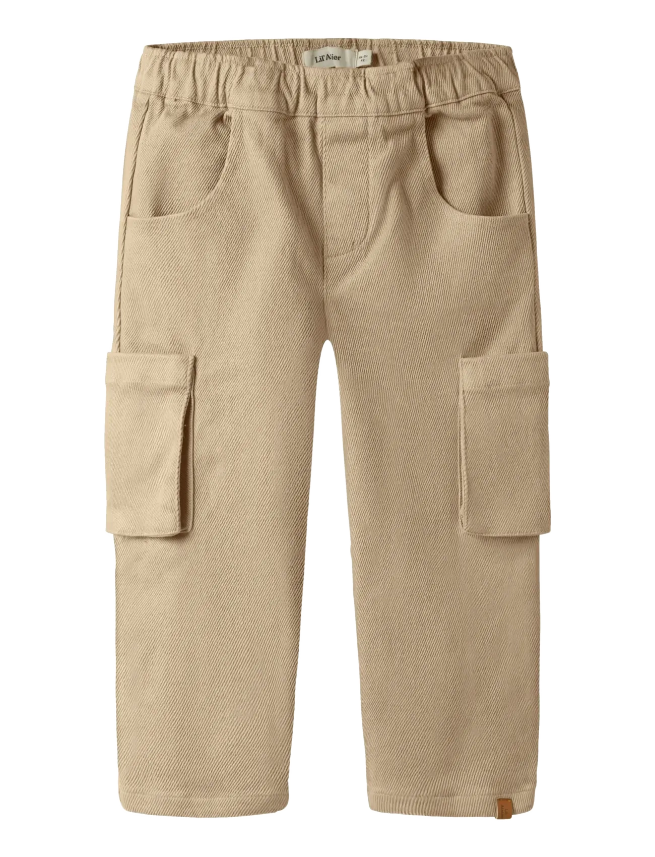 Lil'Atelier NMMTARU LOOSE TWILL PANT 1177-DJ LIL - Püksid - IRISH CREAM / beige