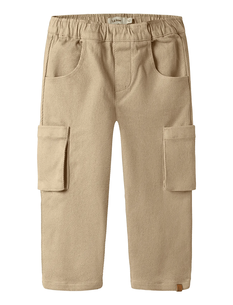 Lil'Atelier - NMMTARU LOOSE TWILL PANT 1177-DJ LIL - beebipüksid - irish cream - 1