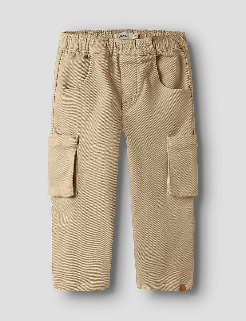 Lil'Atelier - NMMTARU LOOSE TWILL PANT 1177-DJ LIL - beebipüksid - irish cream - 0