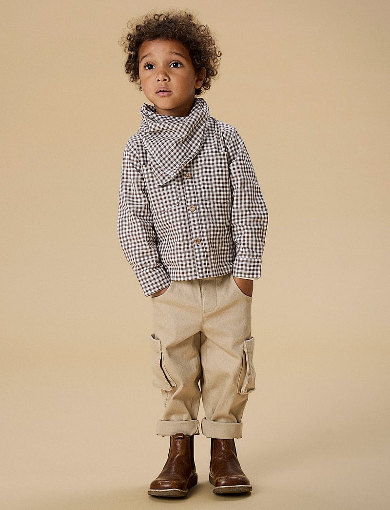 Lil'Atelier - NMMTARU LOOSE TWILL PANT 1177-DJ LIL - beebipüksid - irish cream - 5