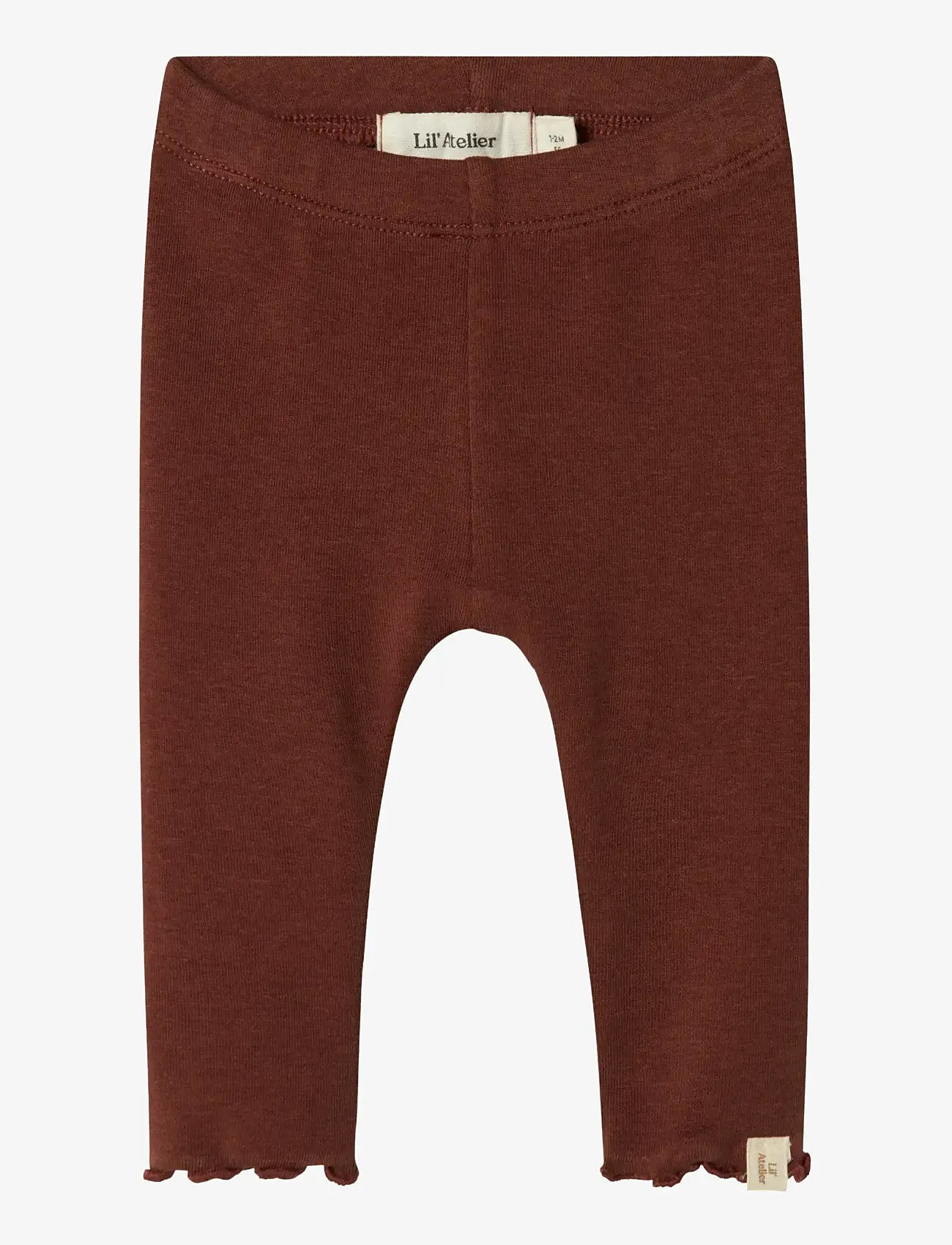 Lil'Atelier - NBFGAYO FIA SLIM LEGGINGS LIL - retuusid - hot chocolate - 0