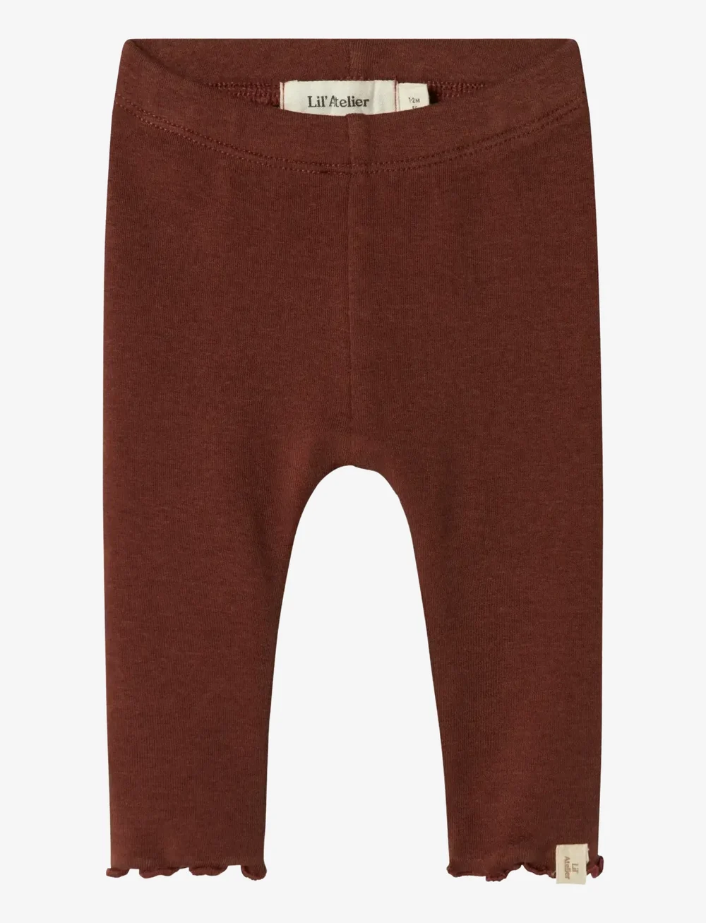 Lil'Atelier - NBFGAYO FIA SLIM LEGGINGS LIL - leggings - hot chocolate - 0