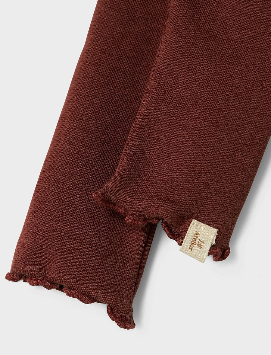 Lil'Atelier - NBFGAYO FIA SLIM LEGGINGS LIL - hot chocolate - 2