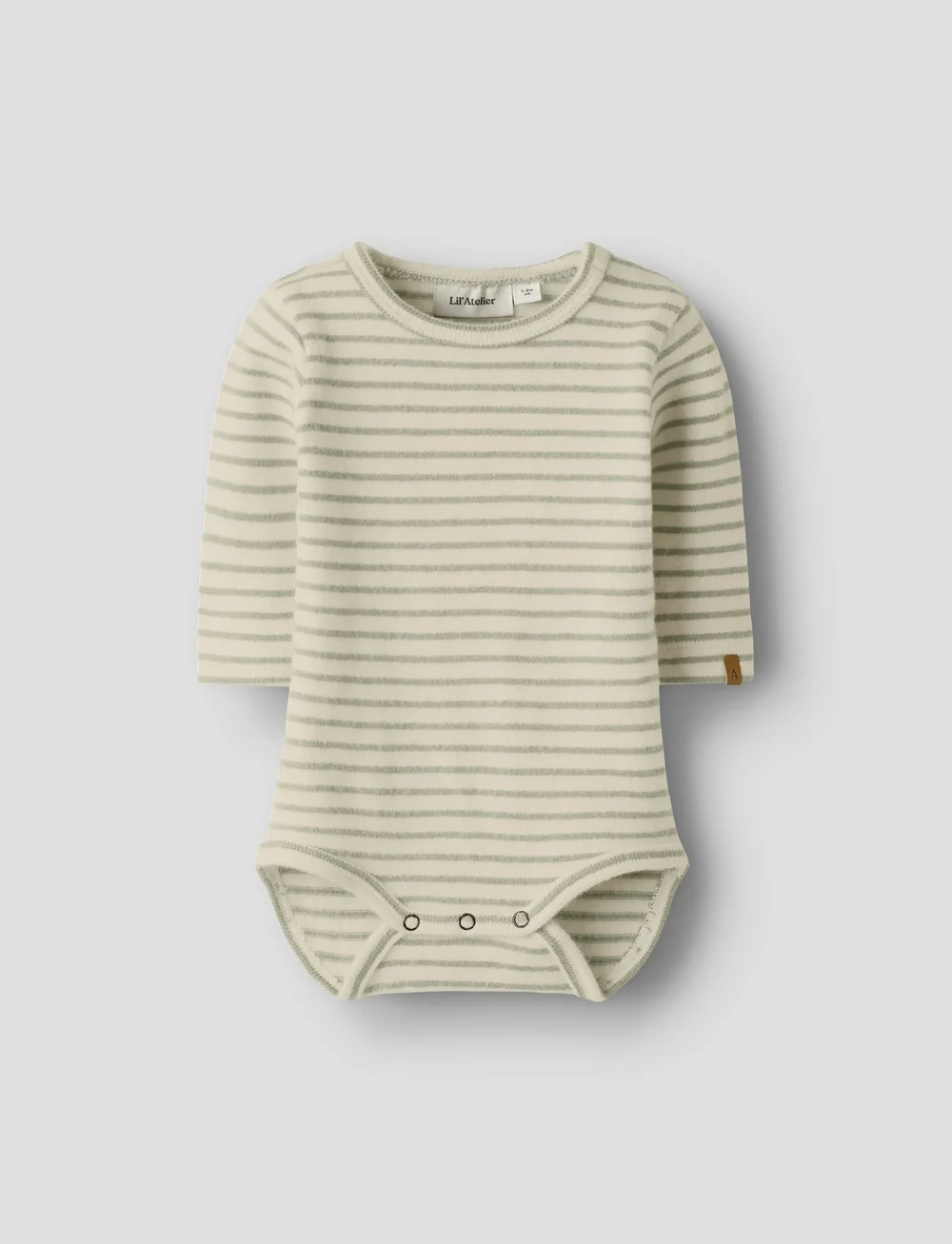 Lil'Atelier - NBMTHORO KEO LS SLIM BODY LIL - bodies à manches longues - turtledove - 0