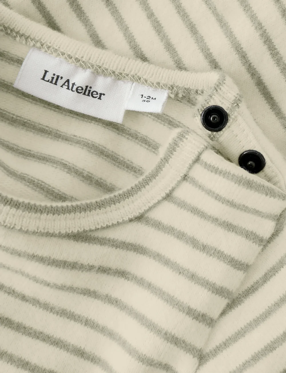 Lil'Atelier - NBMTHORO KEO LS SLIM BODY LIL - bodies à manches longues - turtledove - 3