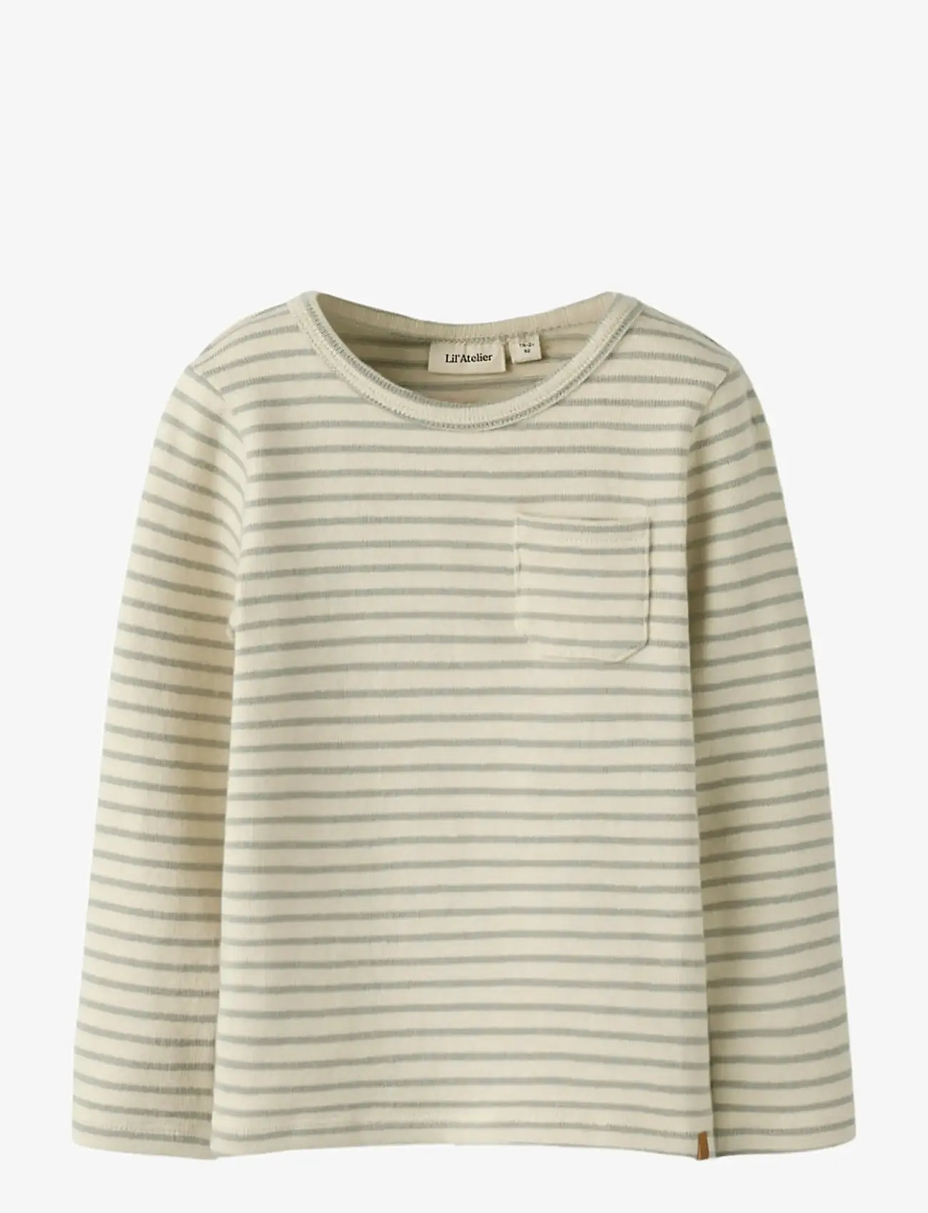 Lil'Atelier - NMMTHORO JEN LS SLIM TOP LIL - turtledove - 1